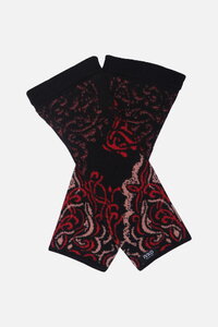 Jacquard-Pulswärmer, Ornament Muster