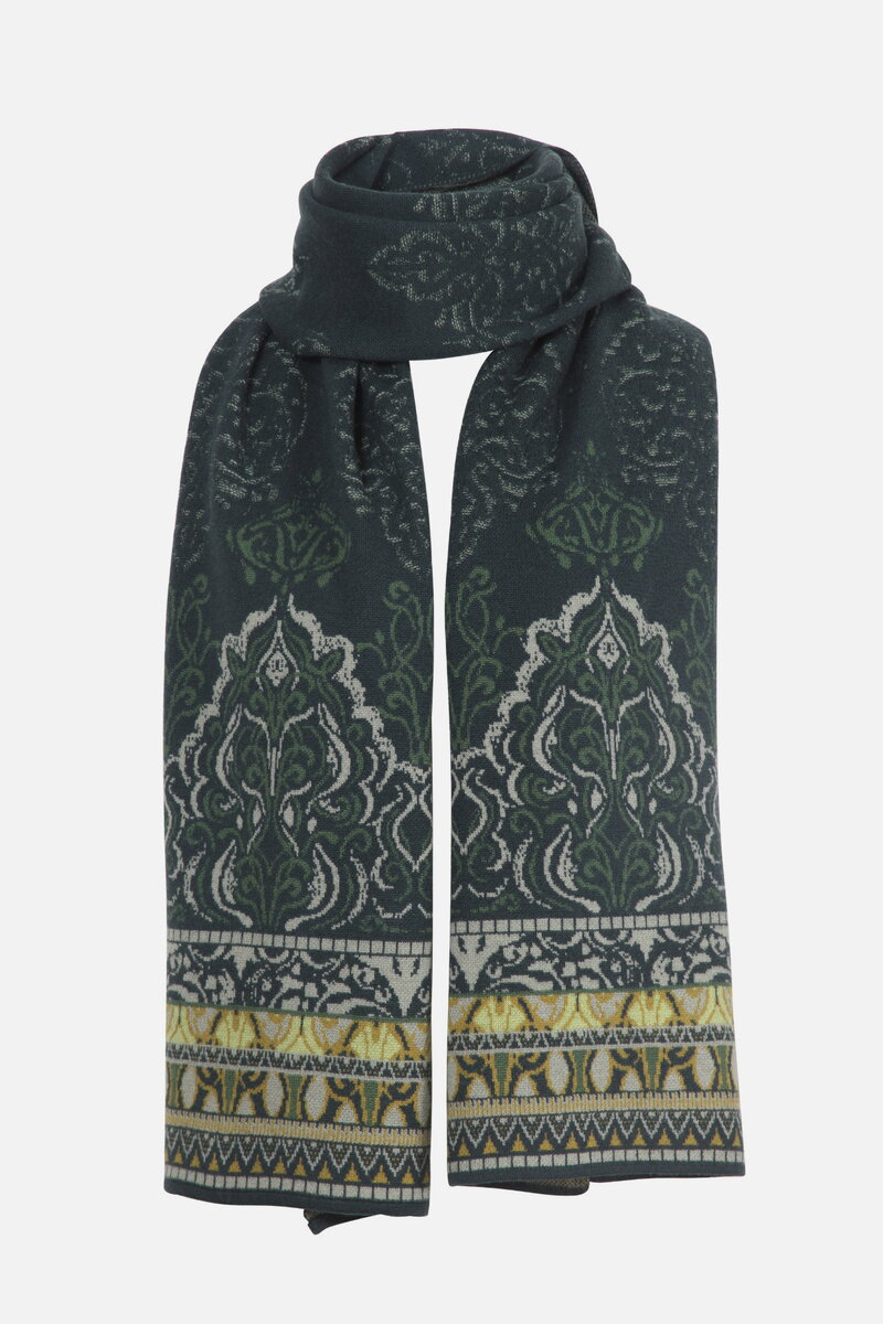 Jacquard Scarf, Ornament Pattern