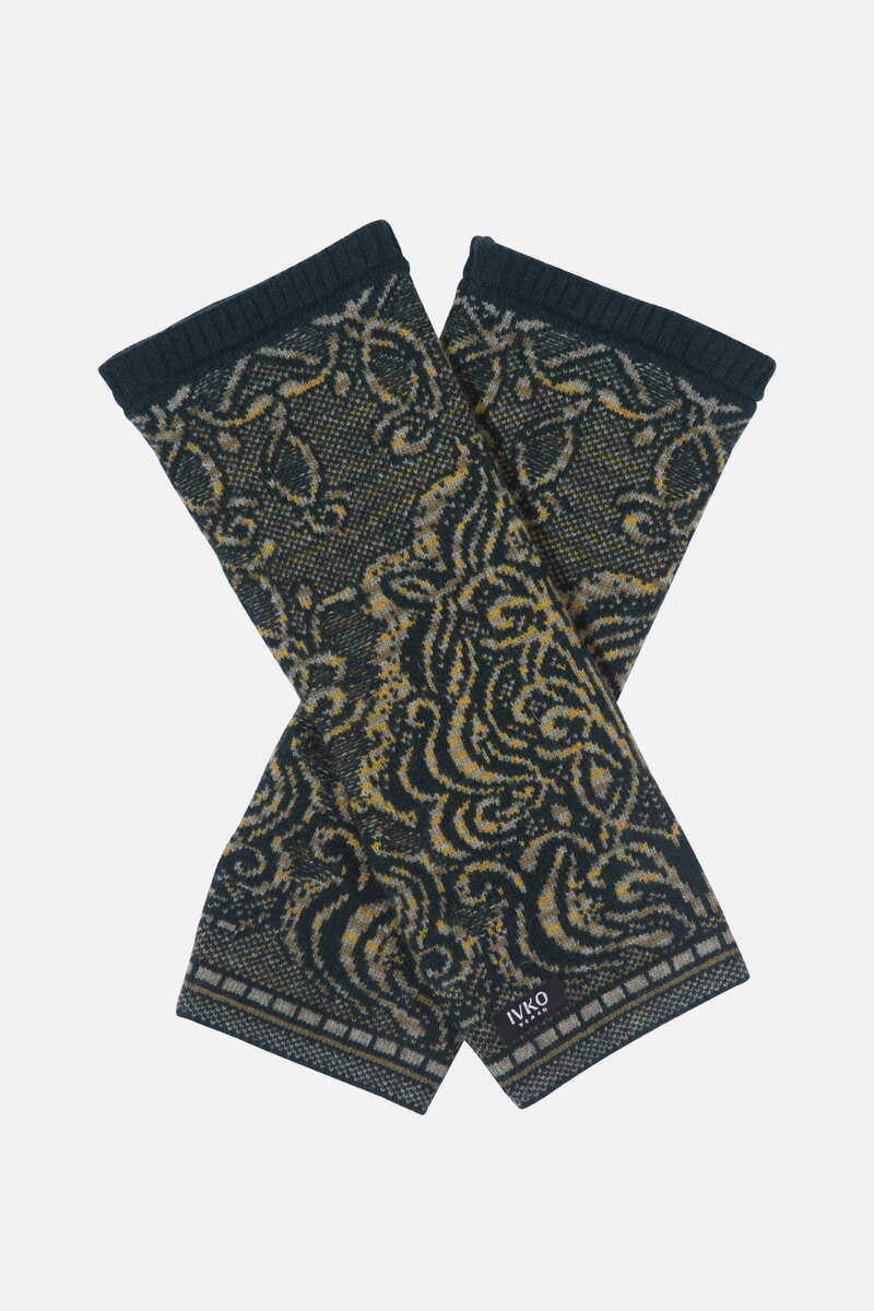 Wrist Warmers, Ornament Pattern