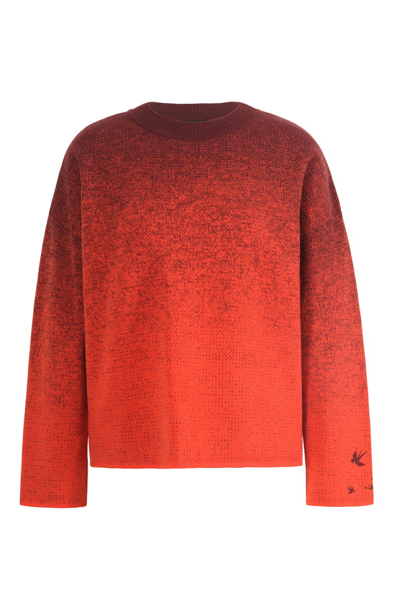 Jacquard-Pullover, Murmurationsmuster