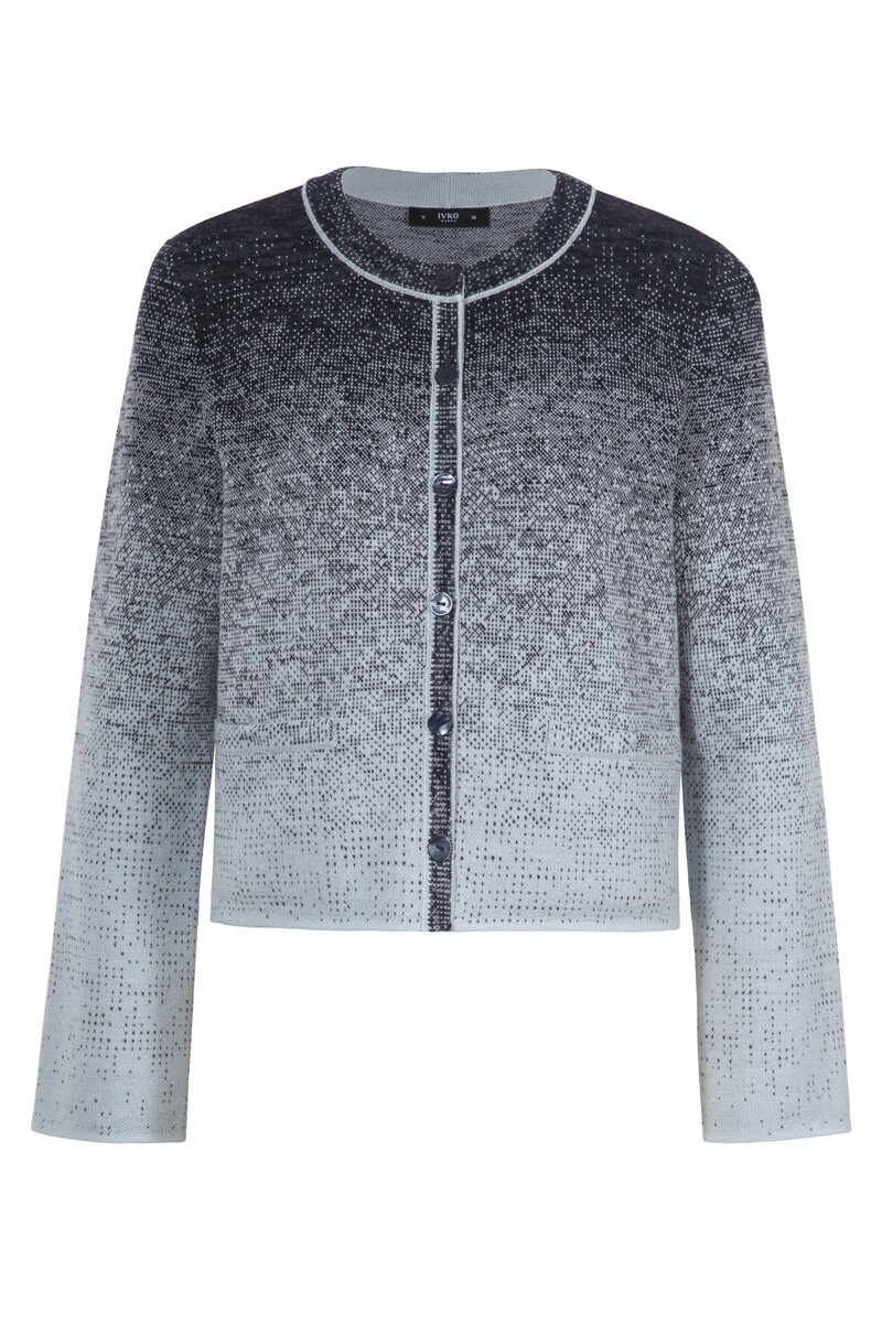 Jacquard-Strickjacke, Murmurationsmuster