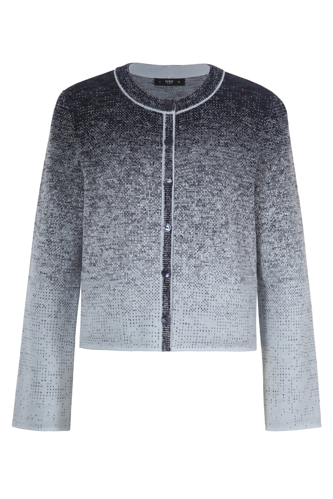 Jacquard Cardigan, Murmuration Pattern