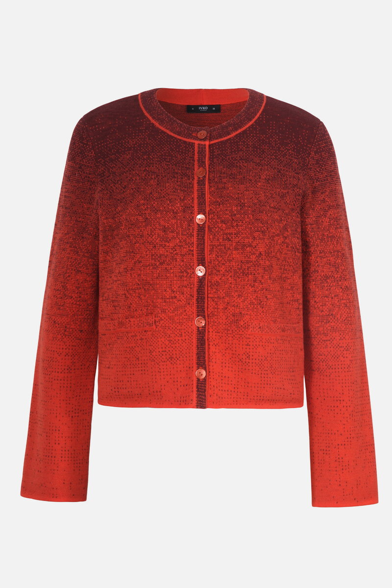 Jacquard Cardigan, Murmuration Pattern