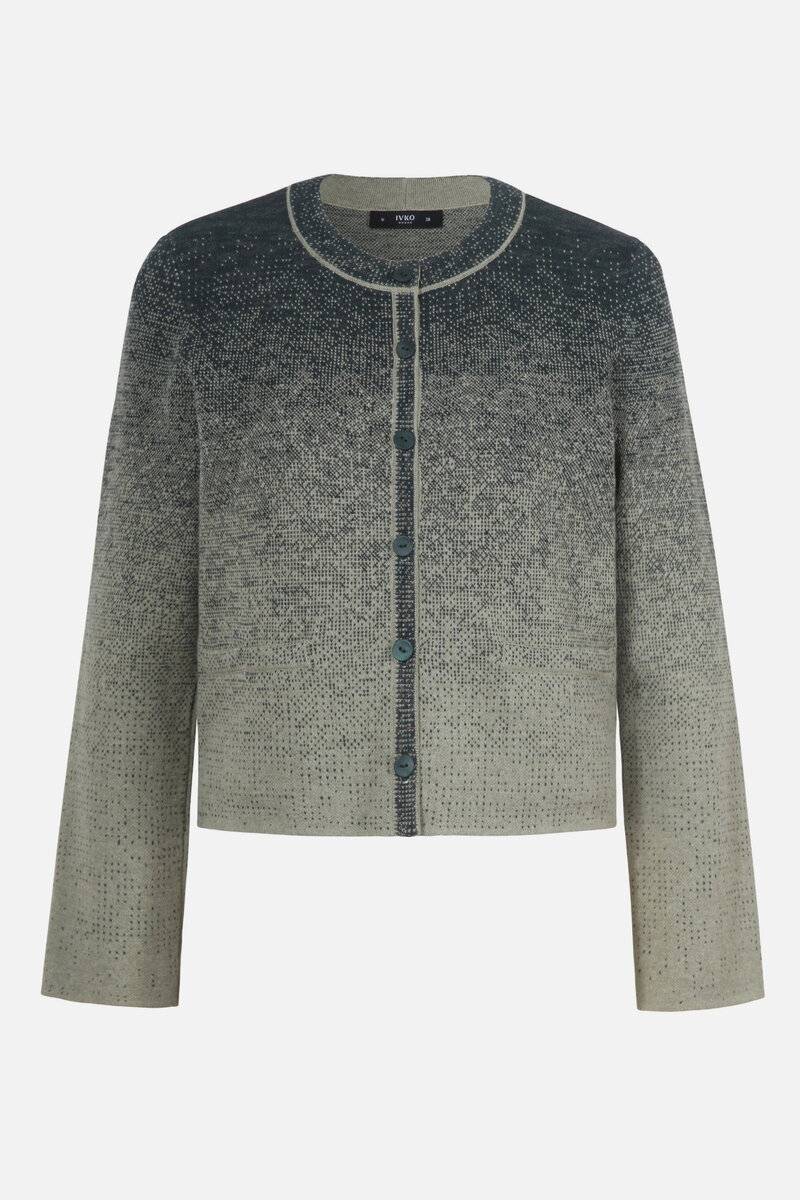 Jacquard Cardigan, Murmuration Pattern