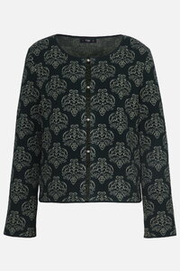 Jacquard-Strickjacke, Ornament Muster