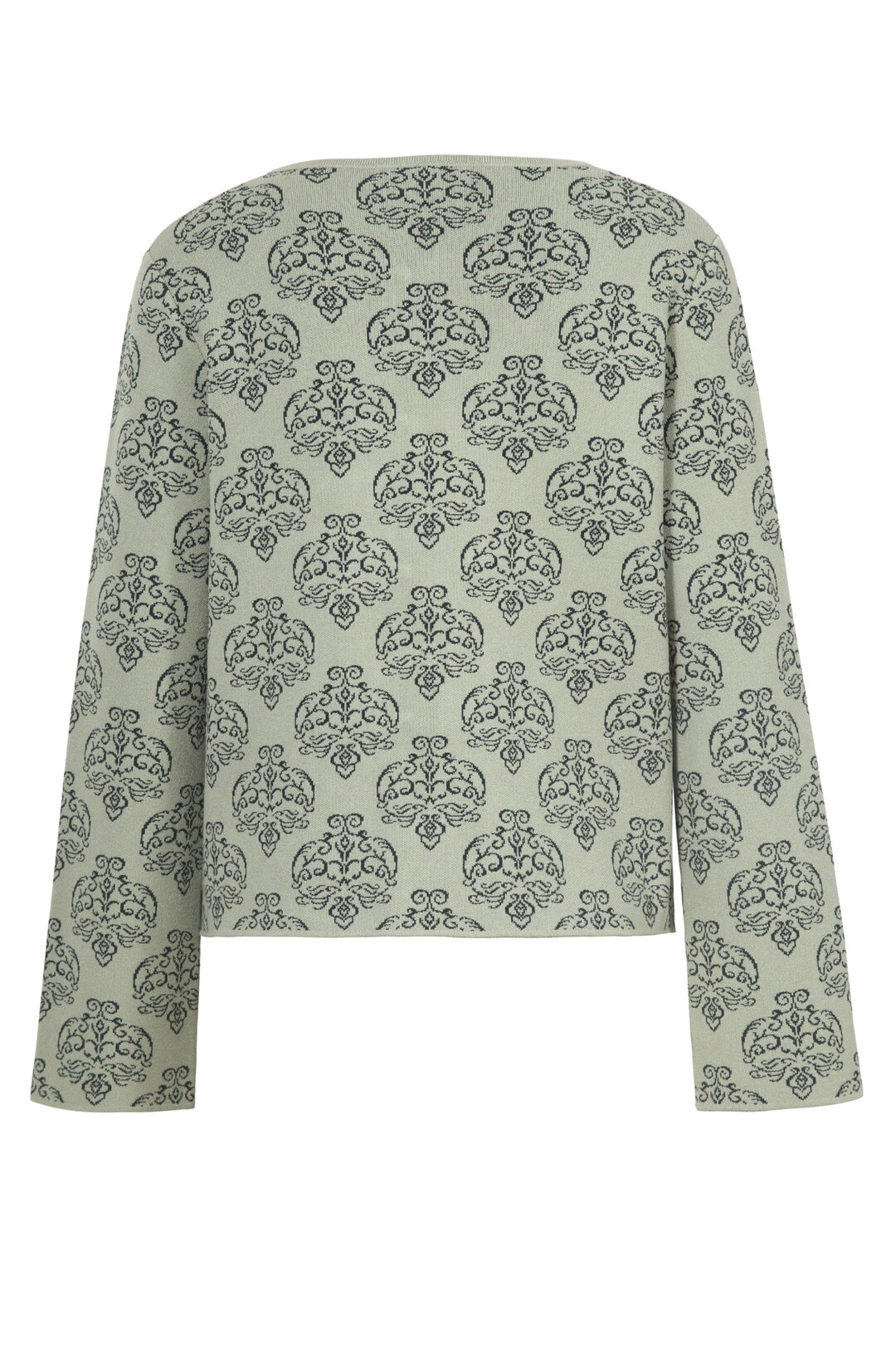 Jacquard-Strickjacke, Ornament Muster