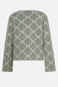 Jacquard-Strickjacke, Ornament Muster