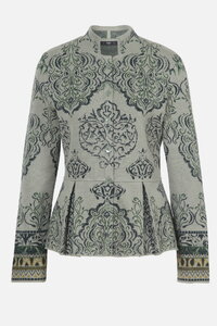 Jacquard Cardigan, Ornament Pattern