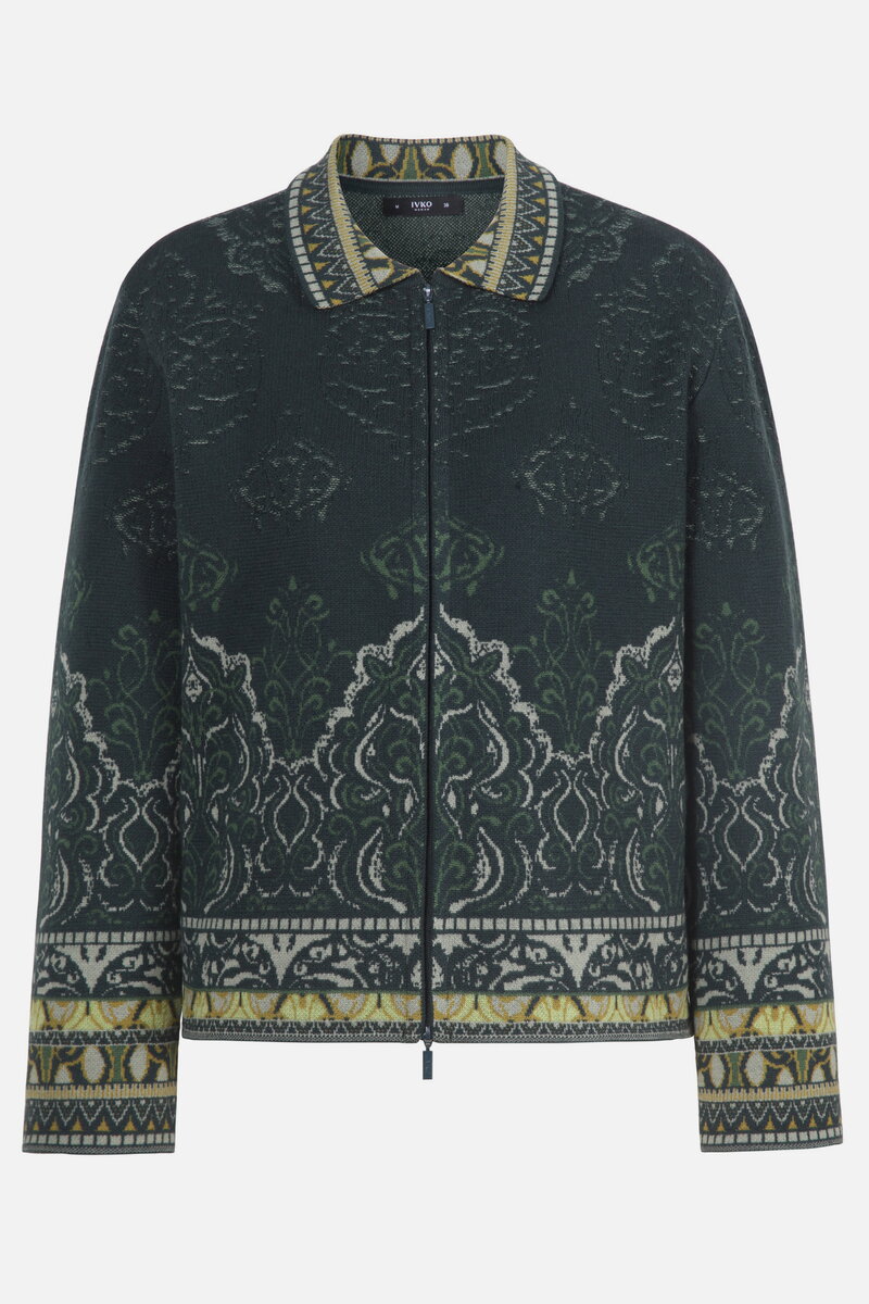 Jacquard Jacket, Ornament Pattern