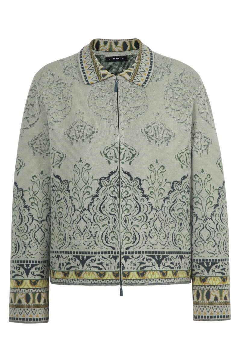 Jacquard Jacket, Ornament Pattern