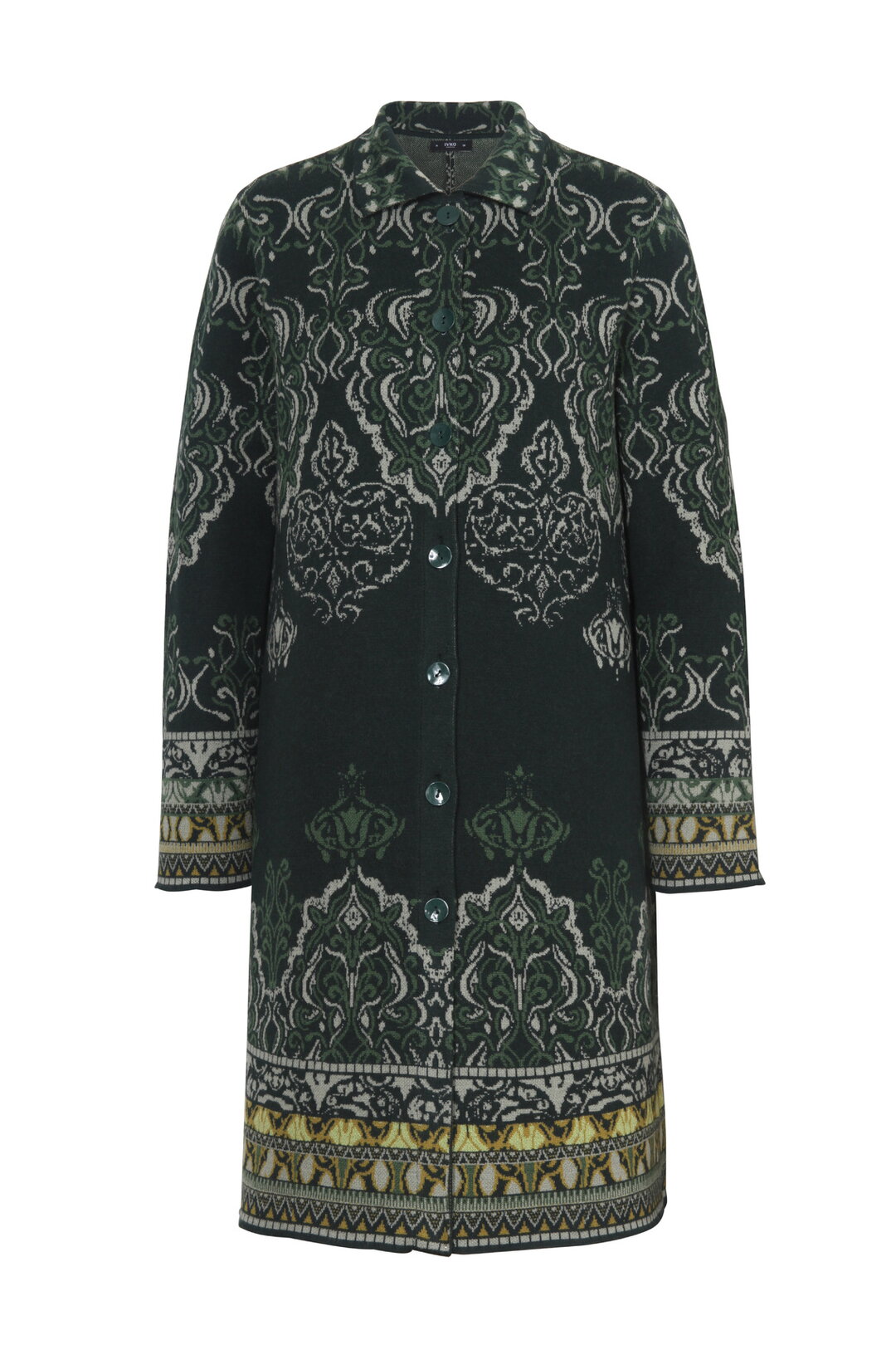Jacquard-Manteljacke, Ornament Muster