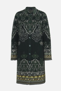 Jacquard-Manteljacke, Ornament Muster