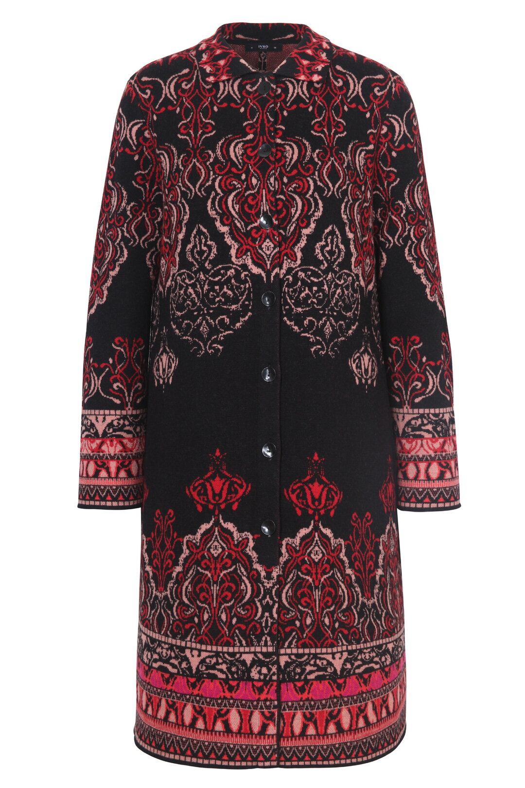 Jacquard-Manteljacke, Ornament Muster