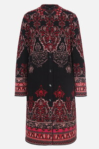 Jacquard-Manteljacke, Ornament Muster