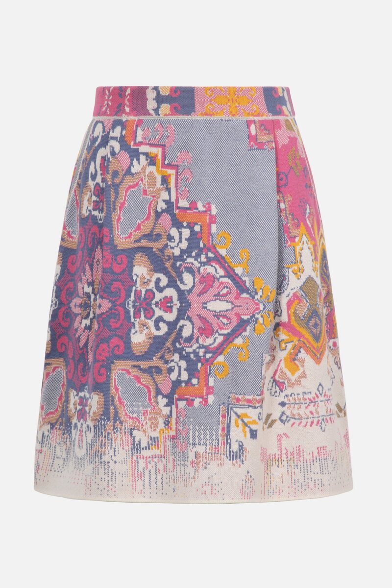 Jacquard Skirt, Kilim Pattern