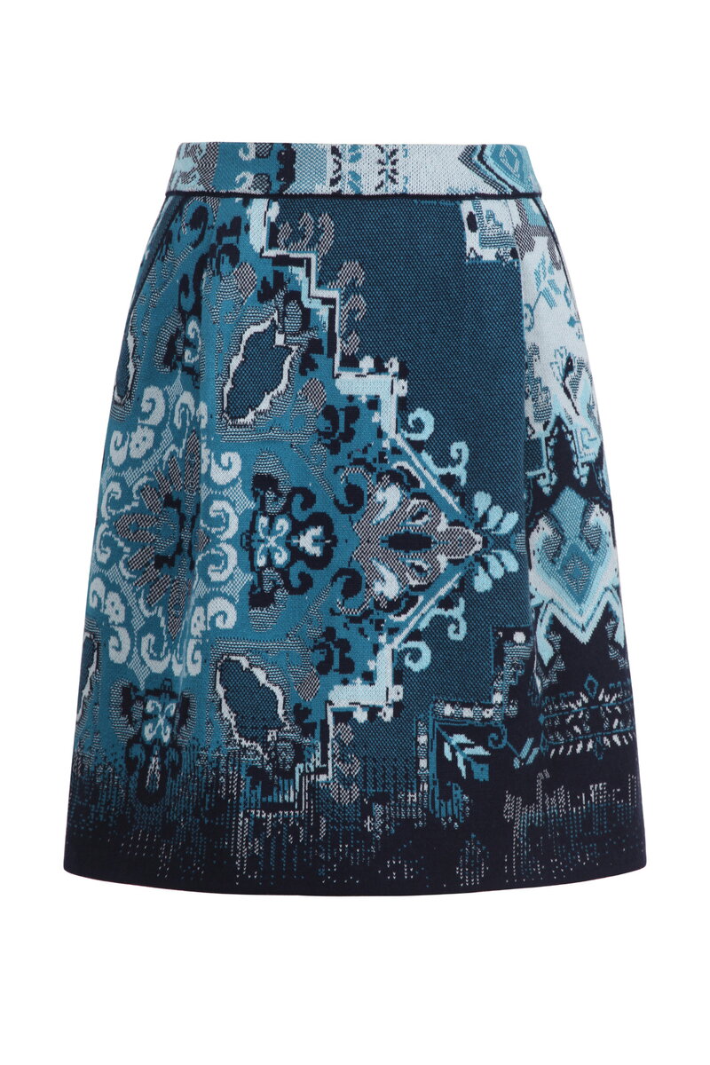 Jacquard-Rock, Kelim Muster