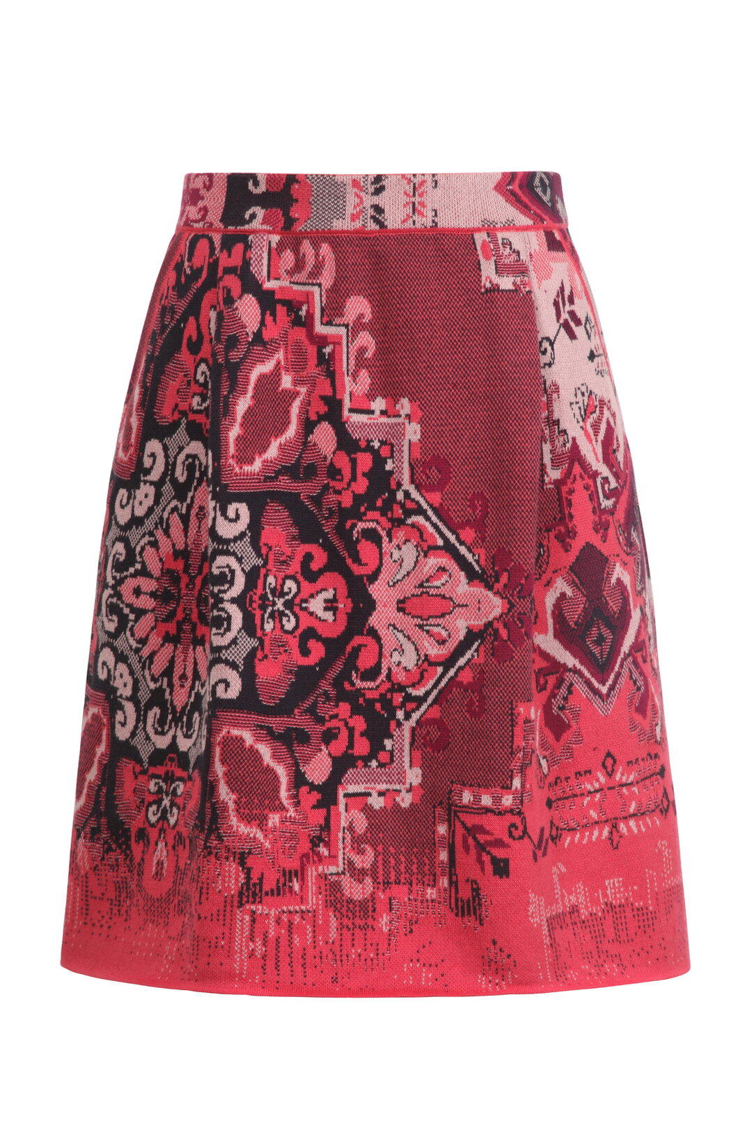 Jacquard Skirt, Kilim Pattern