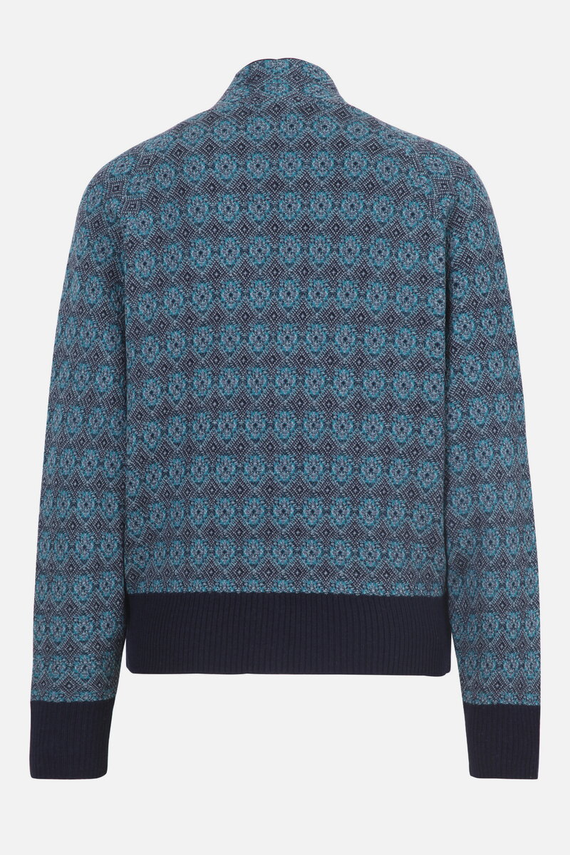 Jacquard-Strickjacke, Re-Dandy Muster