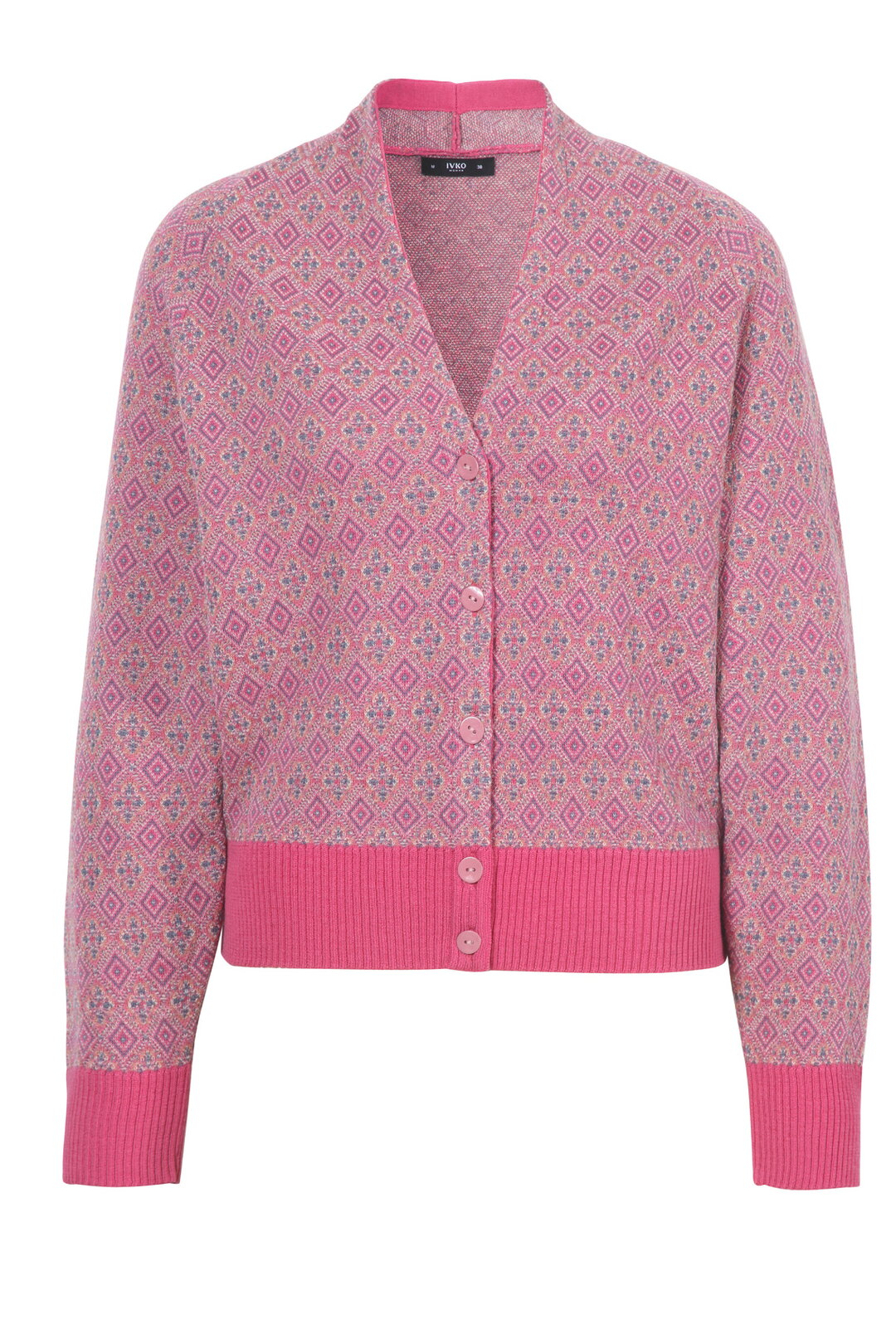 Jacquard-Strickjacke, Re-Dandy Muster