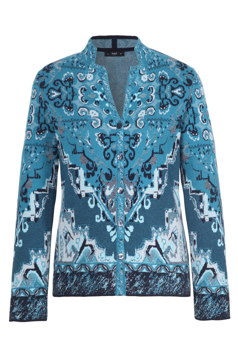 Jacquard-Jacke, Kelim Muster
