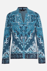 Jacquard-Jacke, Kelim Muster