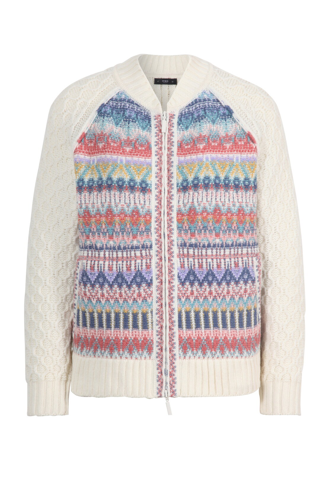 Jacke mit Reißverschluss, Re-Dandy Muster