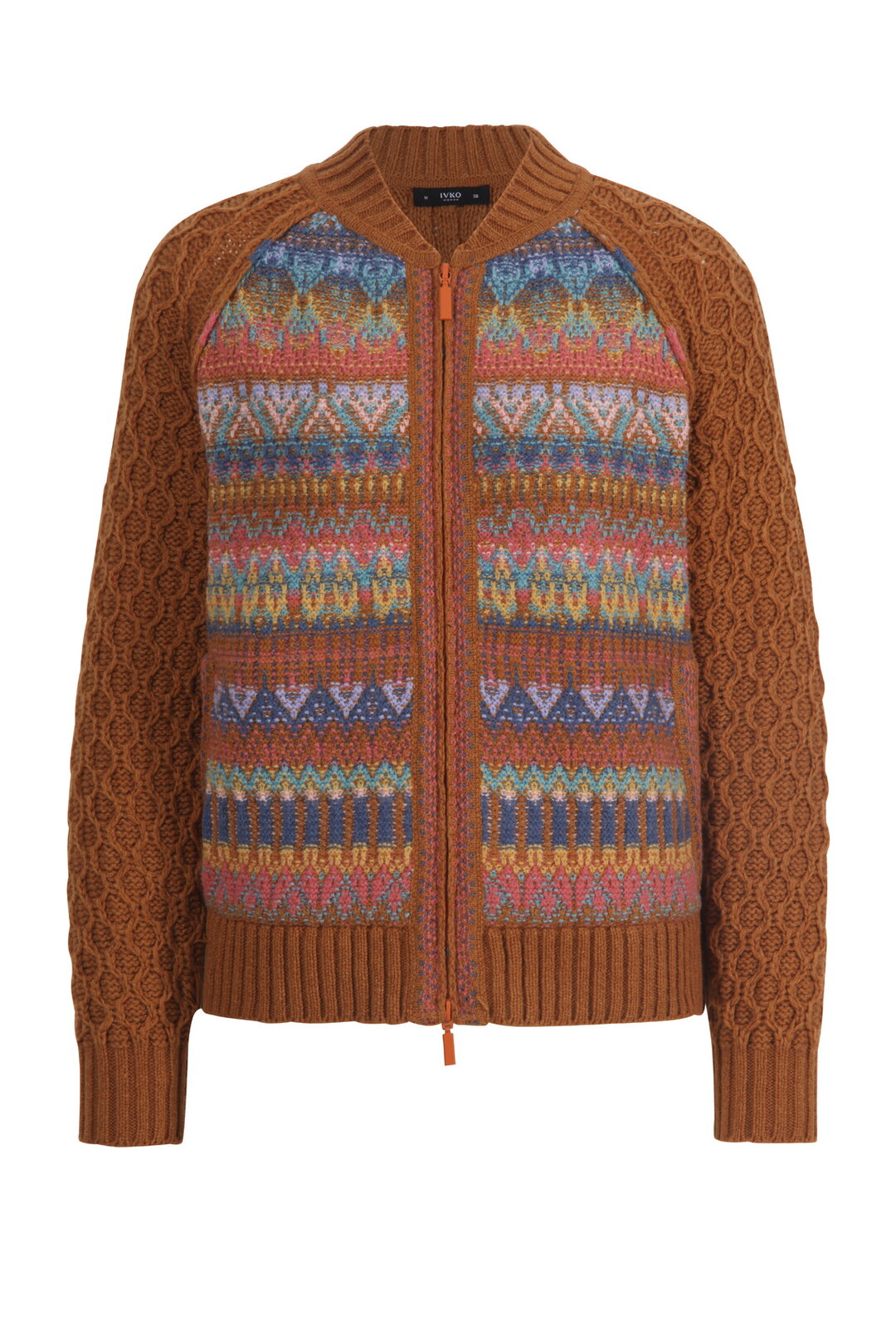 Jacke mit Reißverschluss, Re-Dandy Muster