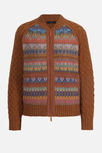 Jacke mit Reißverschluss, Re-Dandy Muster