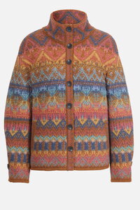Jacquard-Rollkragenjacke, Re-Dandy Muster
