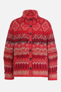 Jacquard Rollneck Jacket, Re-Dandy Pattern