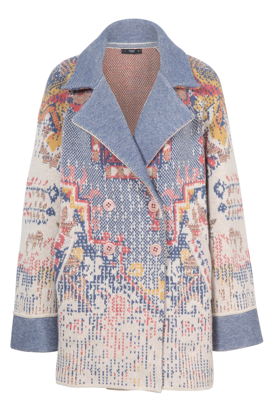 Jacquard-Jacke, Kelim Muster