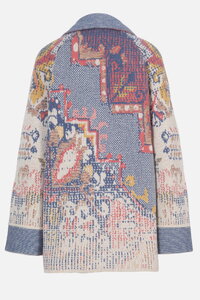 Jacquard-Jacke, Kelim Muster