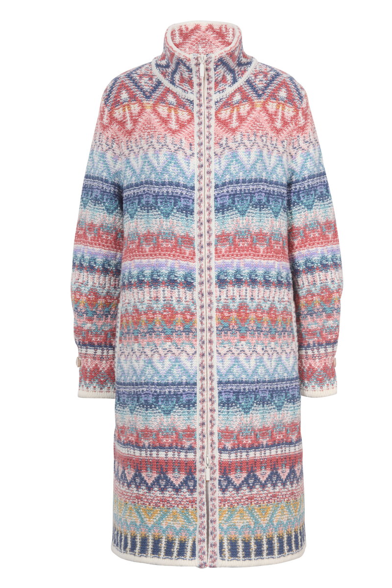 Jacke mit Reißverschluss, Re-Dandy Muster