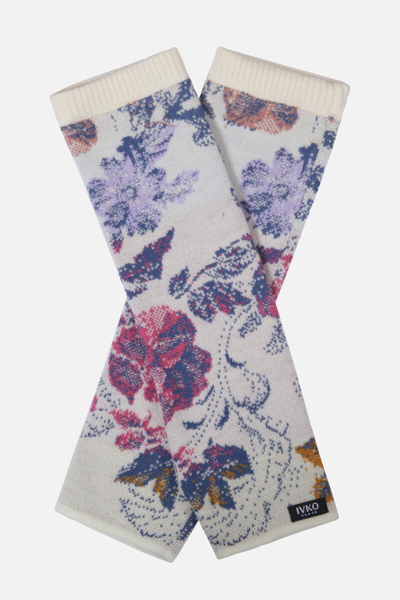 Wristwarmers,  Furnishing Florals Pattern