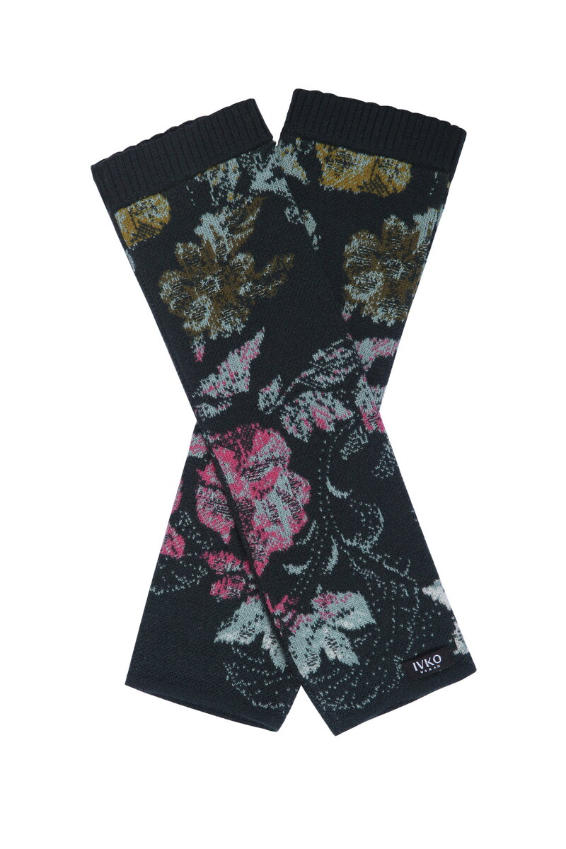 Wristwarmers,  Furnishing Florals Pattern