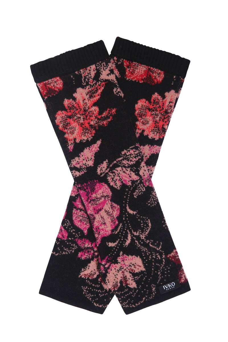 Wristwarmers,  Furnishing Florals Pattern