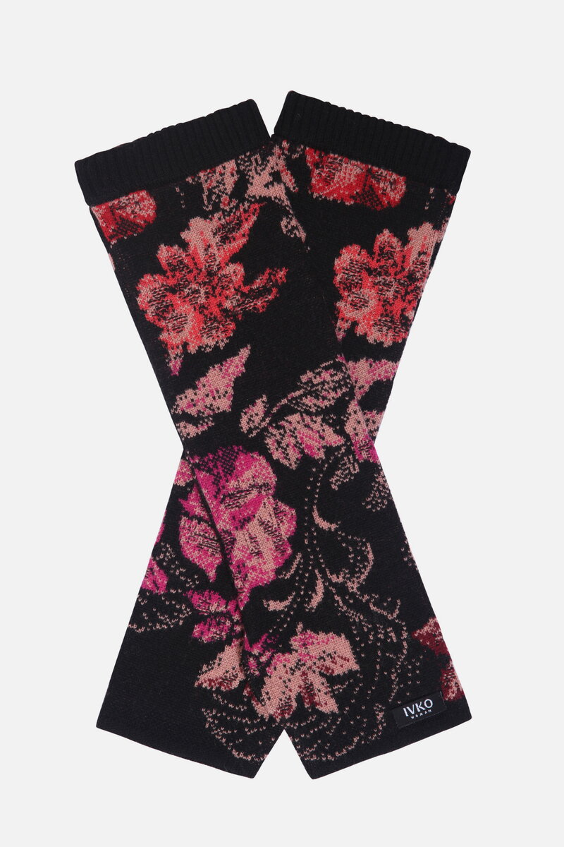 Wristwarmers,  Furnishing Florals Pattern