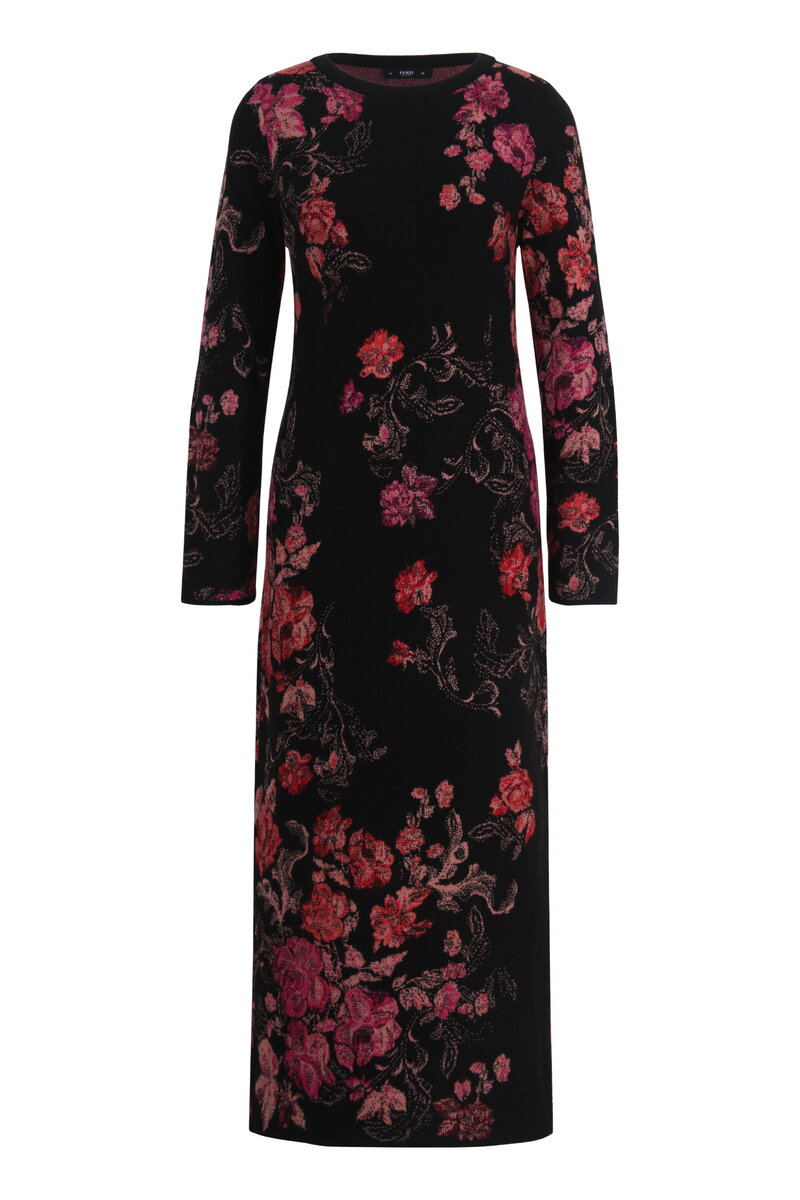 Jacquard-Kleid, Furnishing Florals Muster