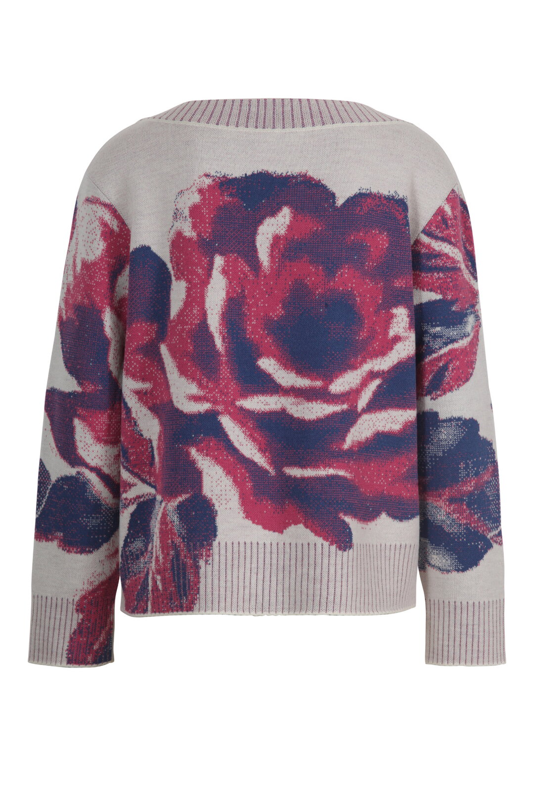 Pullover mit O-Ausschnitt, Furnishing Florals Muster