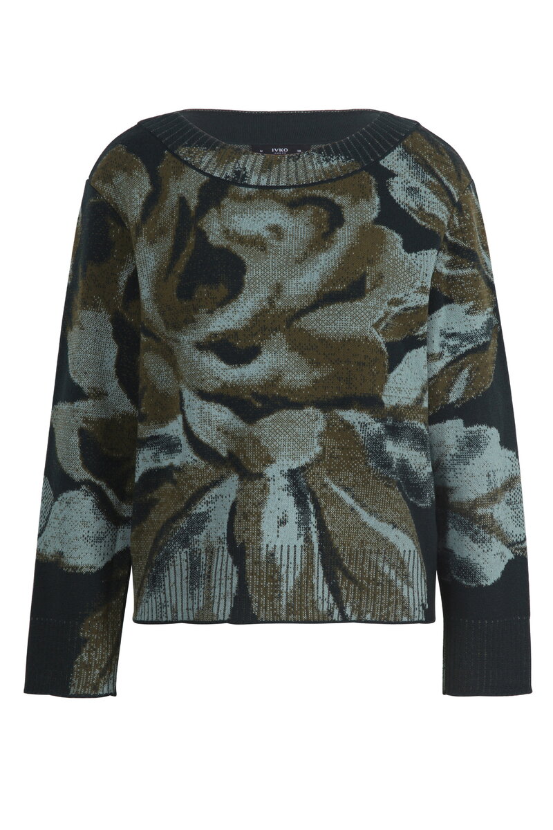 Pulover sa O-Izrezom, Furnishing Florals Motiv