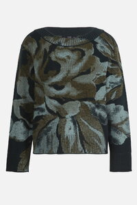 Pullover mit O-Ausschnitt, Furnishing Florals Muster