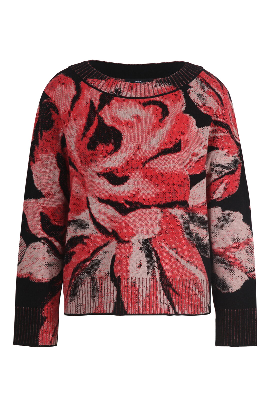 O-Neck Pullover, Furnishing Florals Pattern