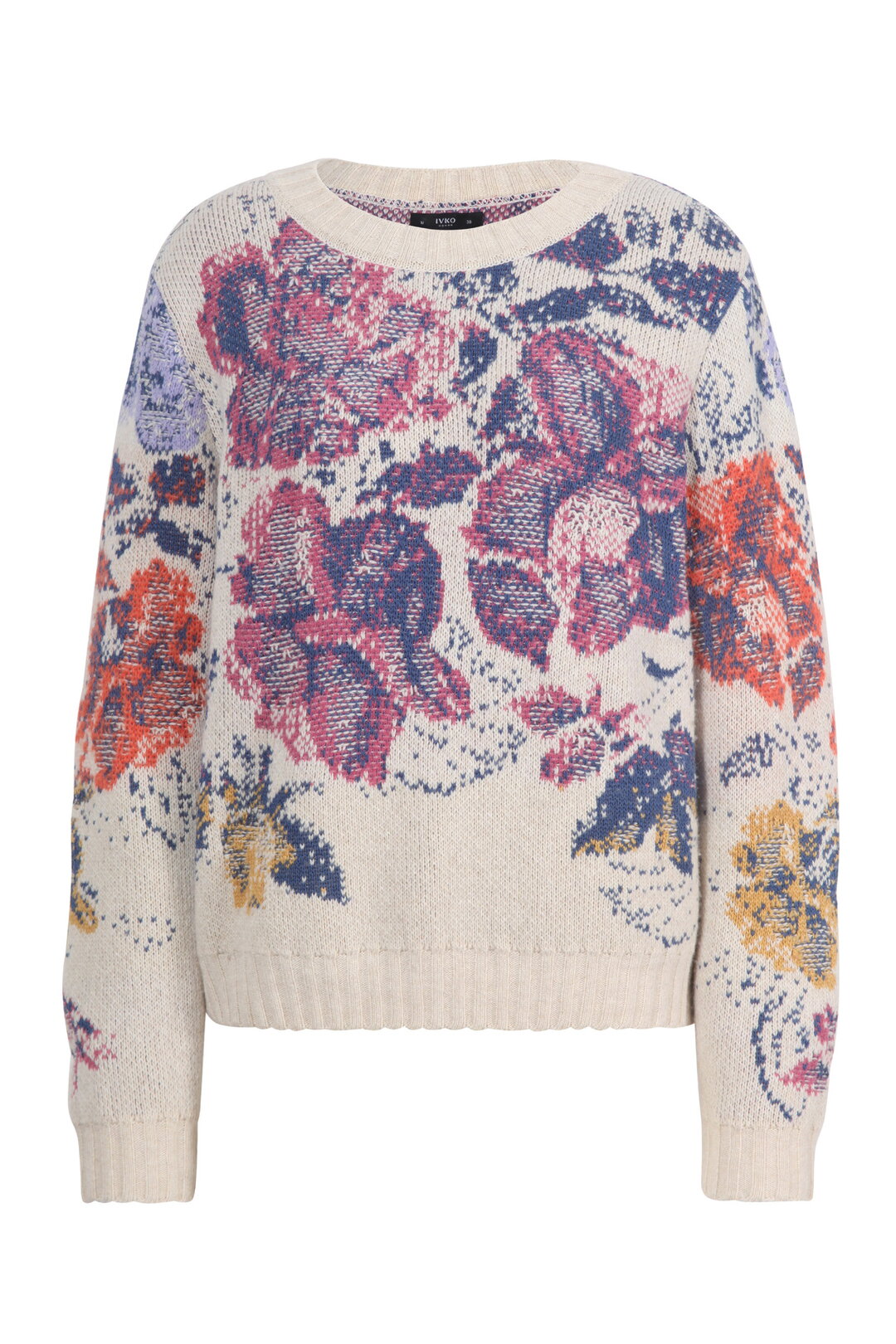 Boat Neck Pullover, Furnishing Florals Pattern