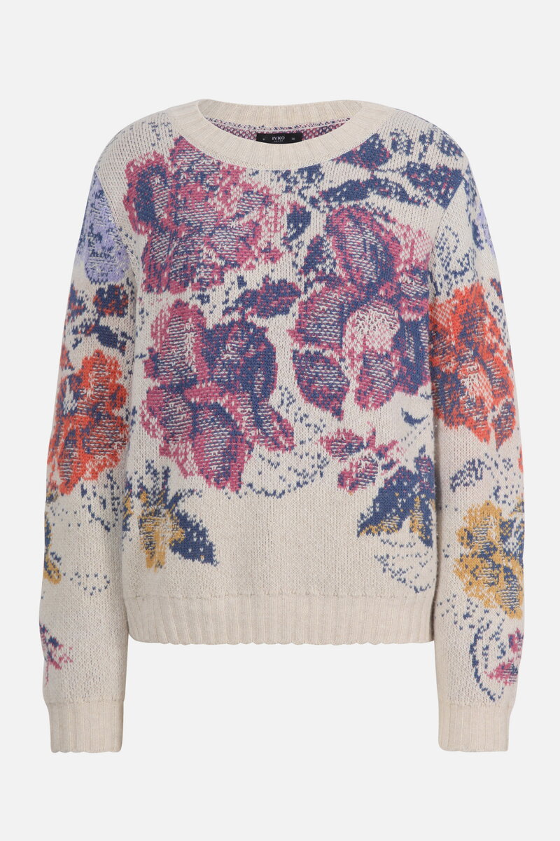 Boat Neck Pullover, Furnishing Florals Pattern