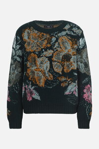 Boat Neck Pullover, Furnishing Florals Pattern