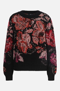 Boat Neck Pullover, Furnishing Florals Pattern