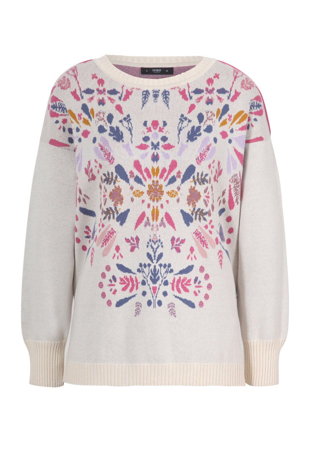 Boat Neck Pullover, Plantopia Pattern