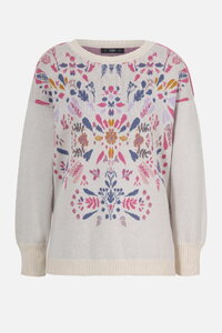 Boat Neck Pullover, Plantopia Pattern