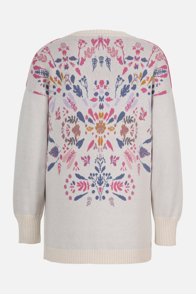 Boat Neck Pullover, Plantopia Pattern