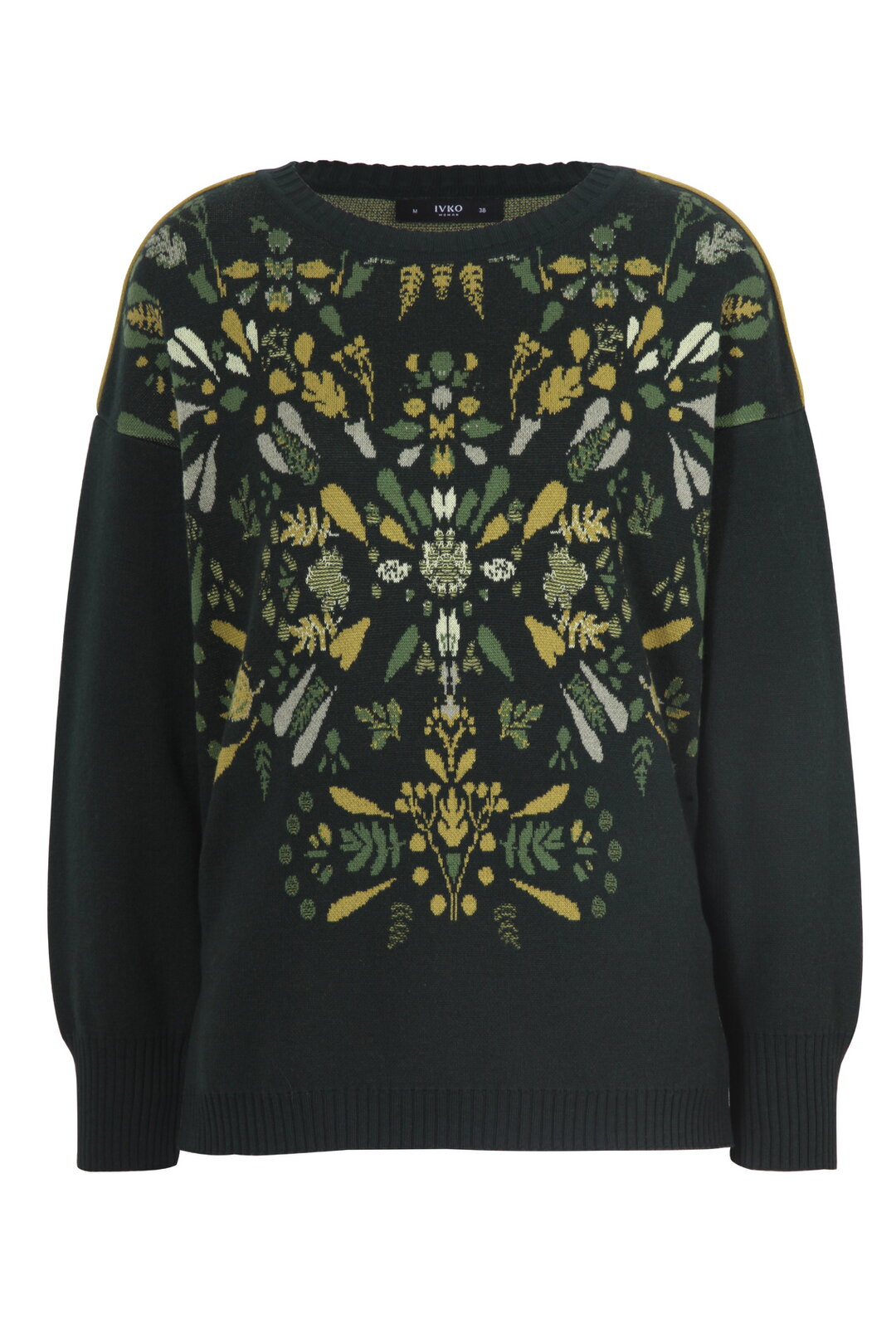 Boat Neck Pullover, Plantopia Pattern